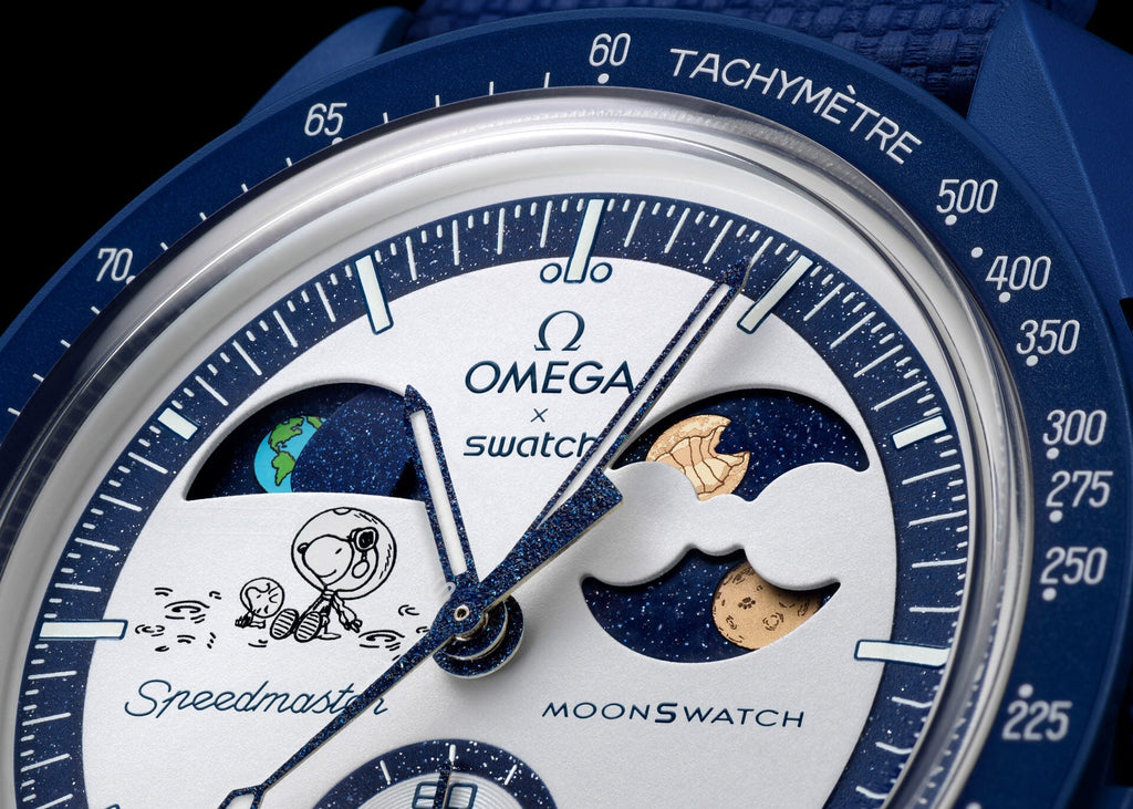 Swatch x Omega Bioceramic Moonswatch Mission to Earthphase – Moonshine Gold (SO33N704L) - 'Beaver Moon' (SAME-DAY DISPATCH)