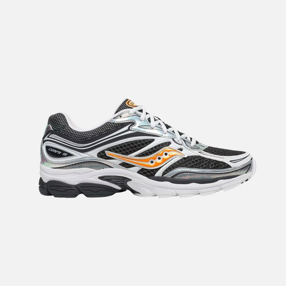 Saucony Progrid Omni 9 Speed Shade White Black Orange