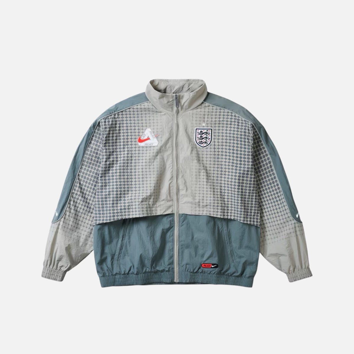 Palace x Nike England Track Jacket Pewter Grey