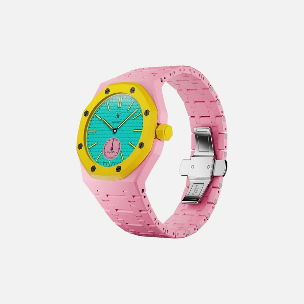 Swatch X Audemars Piguet Royal Pop Bioceramic Watch Strap OTG ROZ