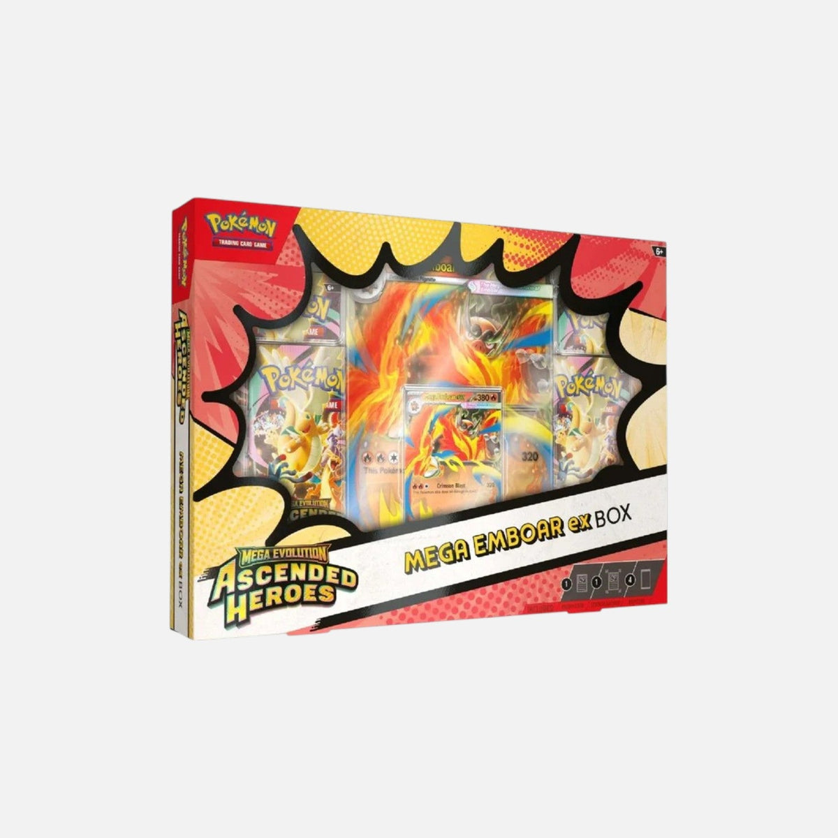 Pokémon TCG: Mega Evolution - Ascended Heroes Mega Emboar Ex Box
