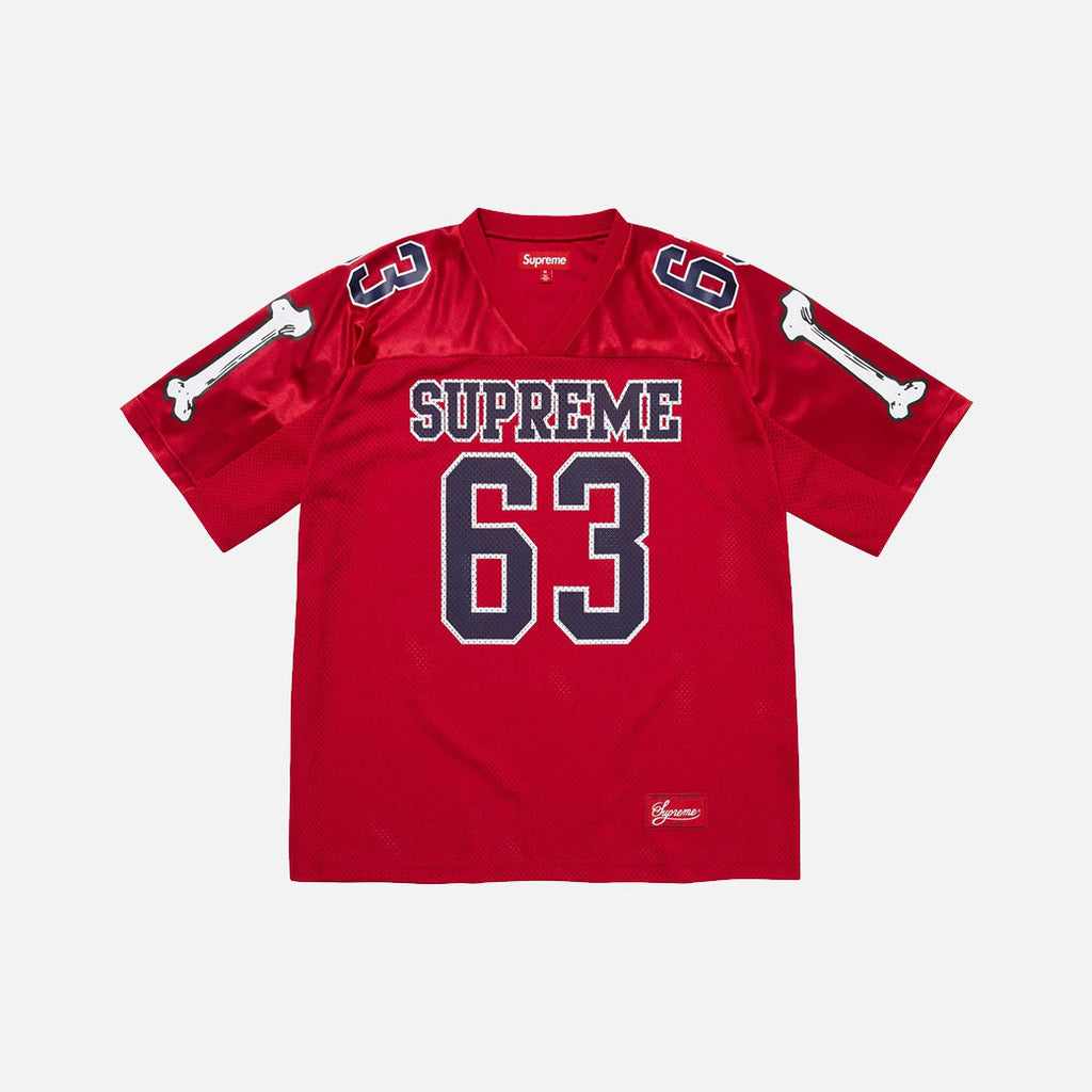 Supreme Bones Football Jersey Red