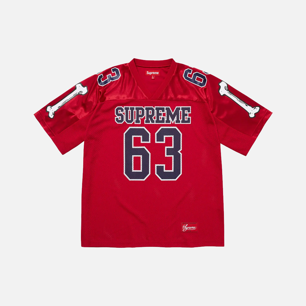 Supreme Bones Football Jersey Red