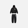Supreme S Logo Zip Up Tracksuit Black