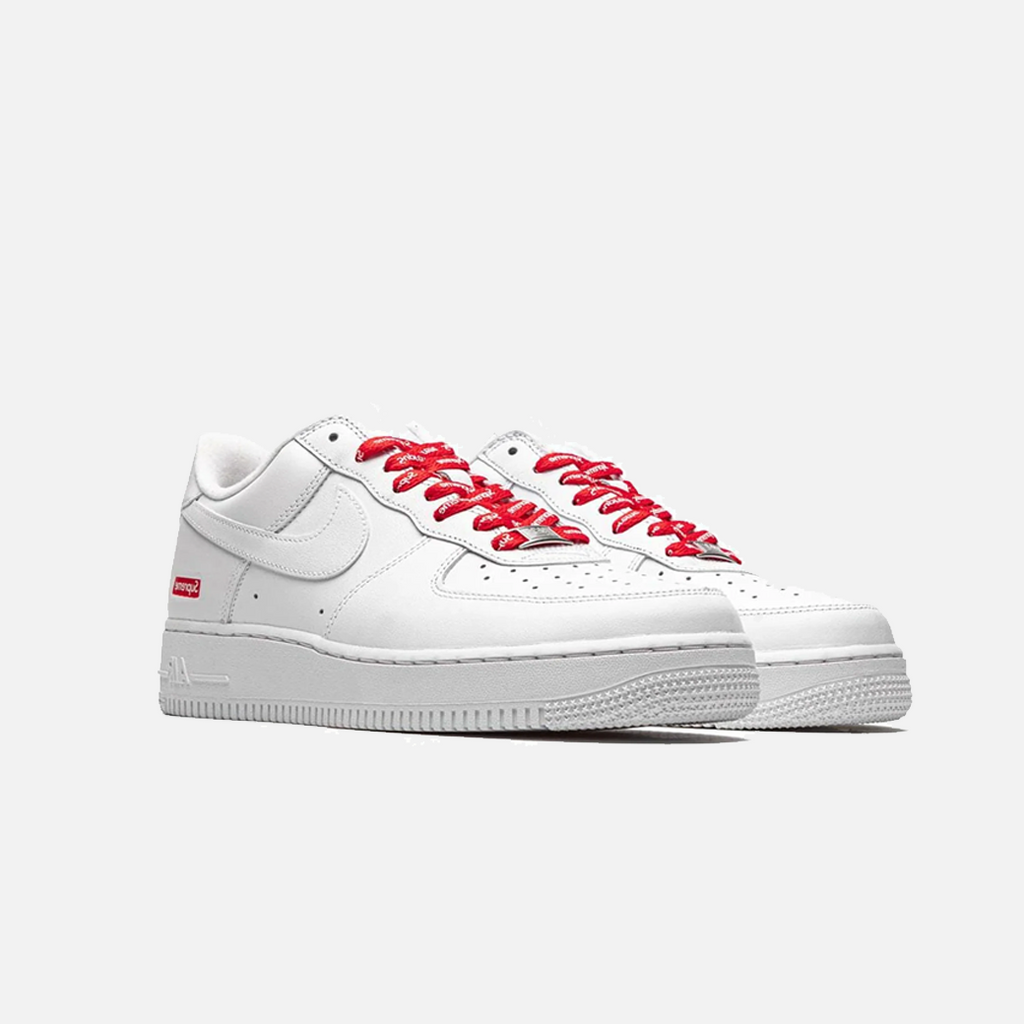Nike x Supreme Air Force 1 Low White Box Logo