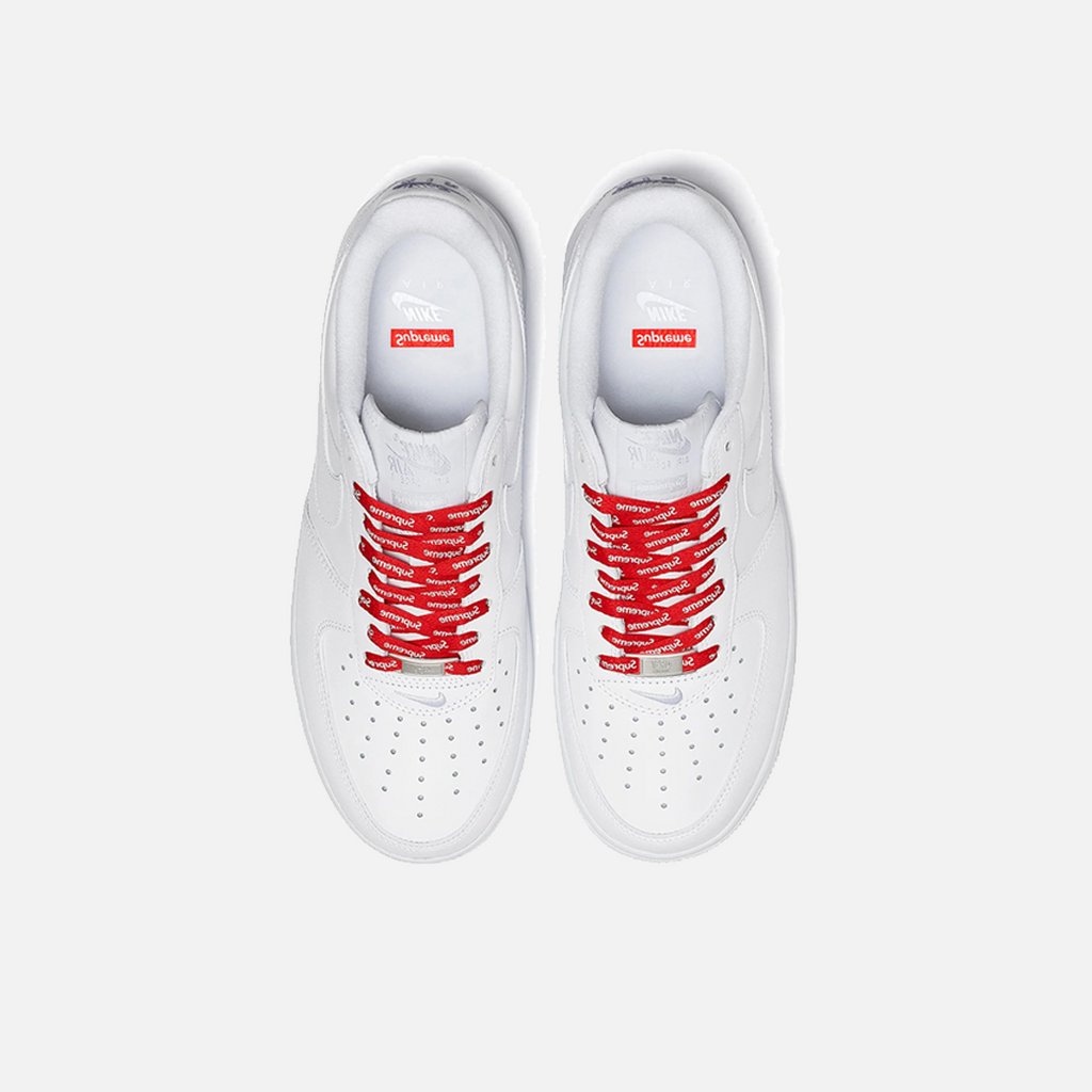 Nike x Supreme Air Force 1 Low White Box Logo