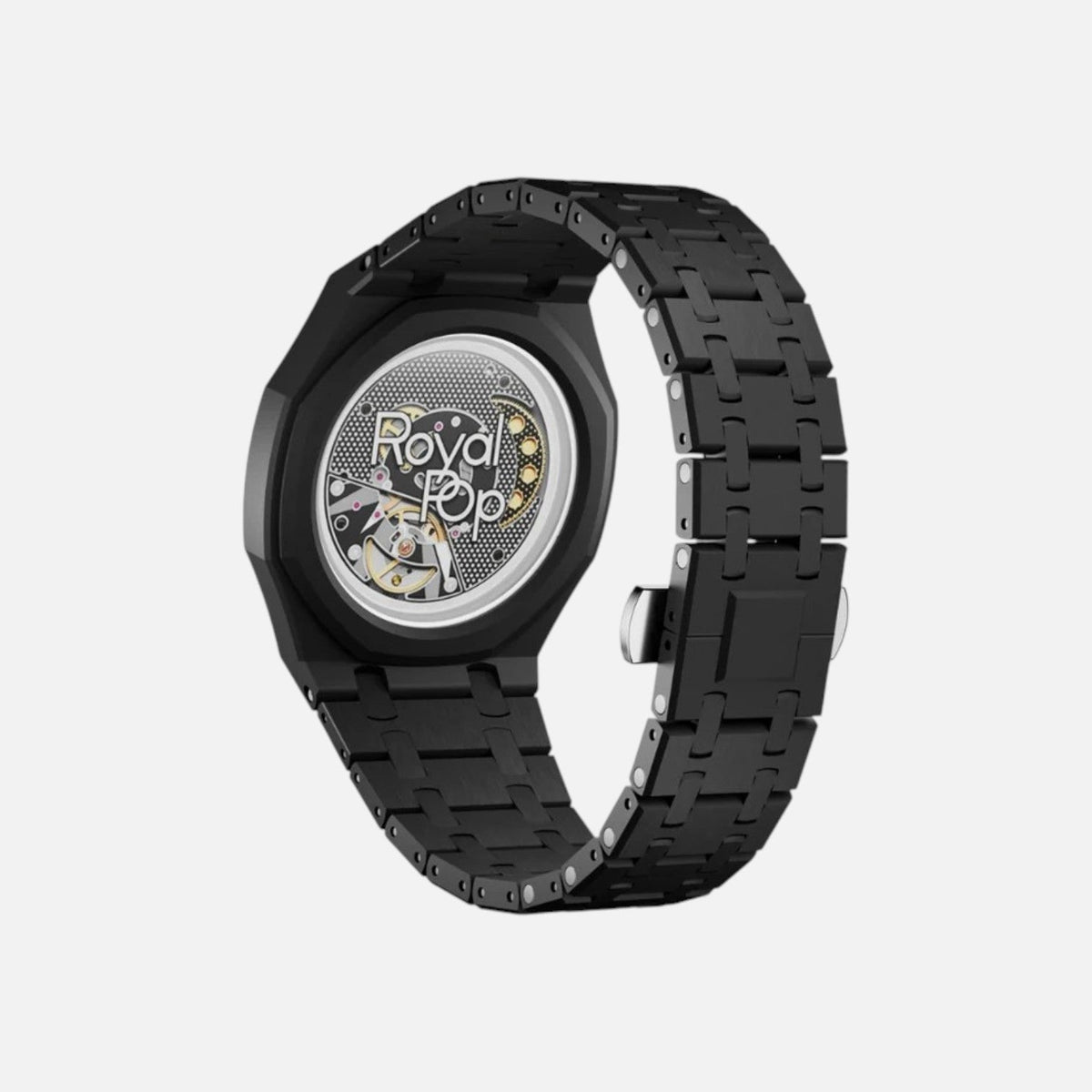 Swatch x Audemars Piguet Royal Pop  Bioceramic Watch Strap Ocho Negro