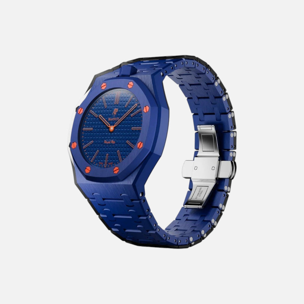 Swatch X Audemars Piguet Royal Pop Bioceramic Watch Strap Orenji Hachi