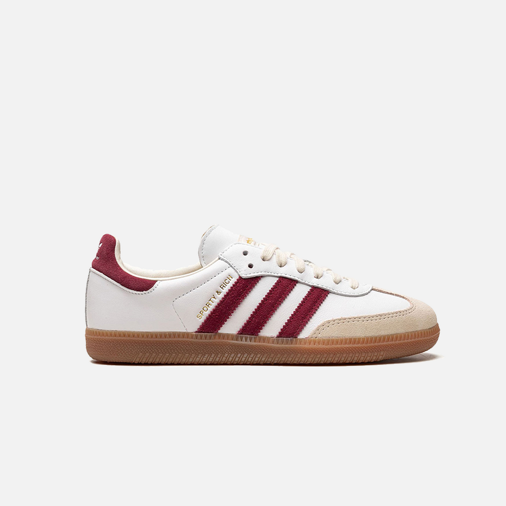 Adidas x Sporty Rich Samba Burgundy