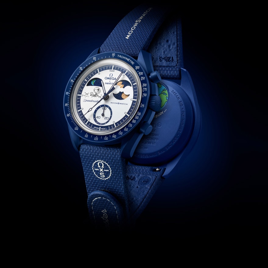 Swatch x Omega Bioceramic Moonswatch Mission to Earthphase – Moonshine Gold (SO33N704L) - 'Beaver Moon' (SAME-DAY DISPATCH)