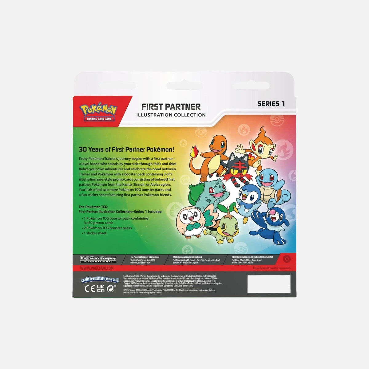 Pokémon TCG: First Partner Illustration Collection - Series 1