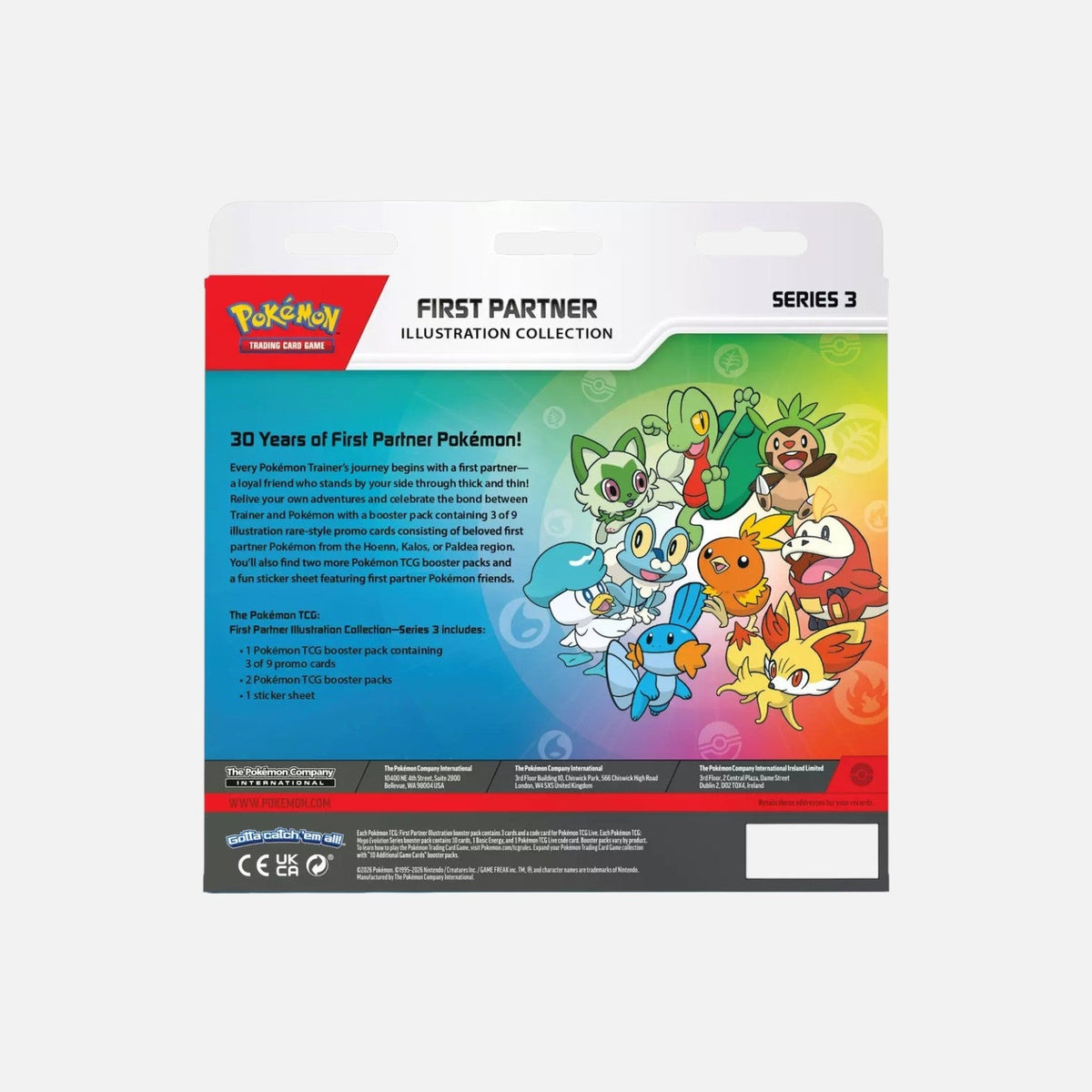 Pokémon TCG: First Partner Illustration Collection - Series 3
