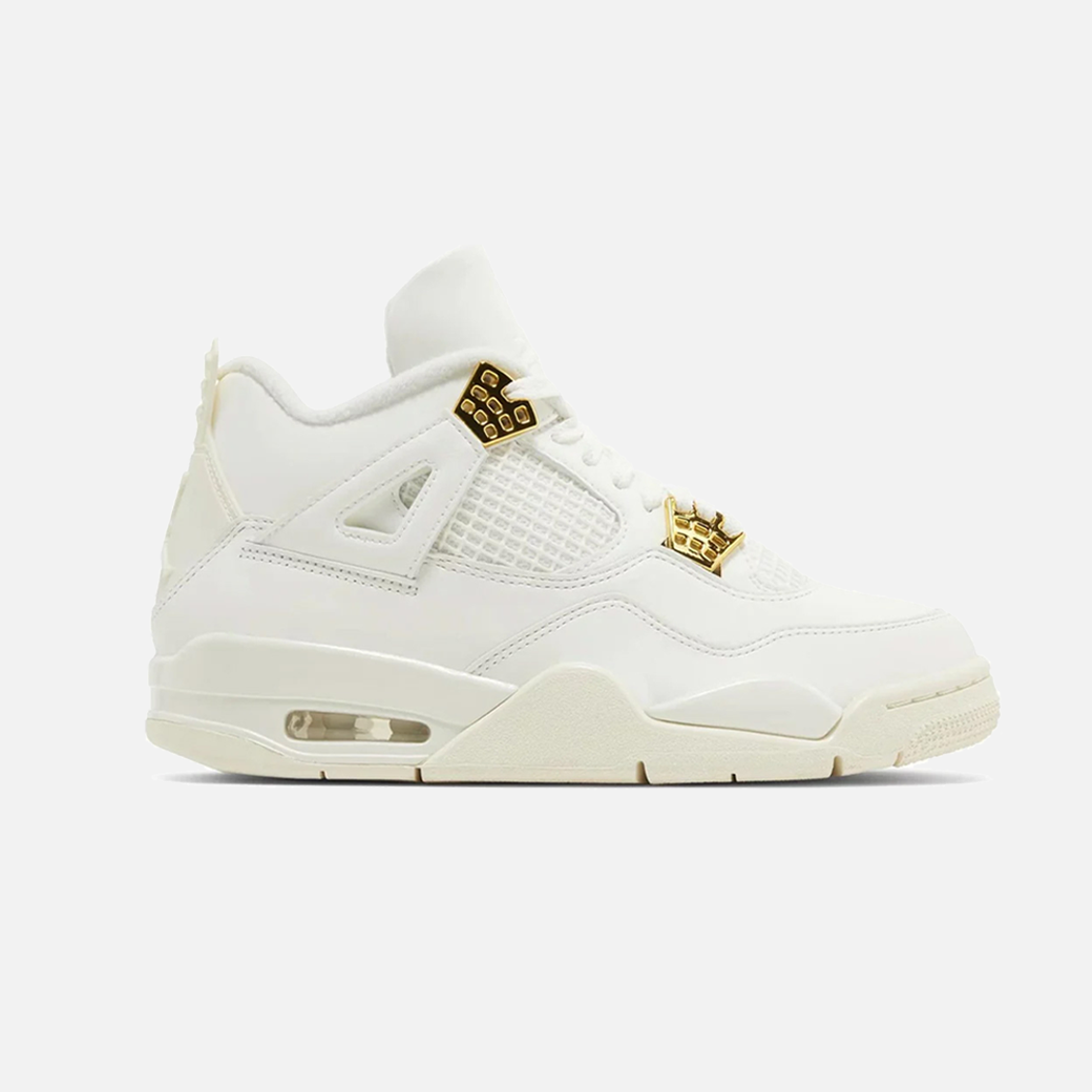 Nike Air Jordan 4 Metallic Gold (W)