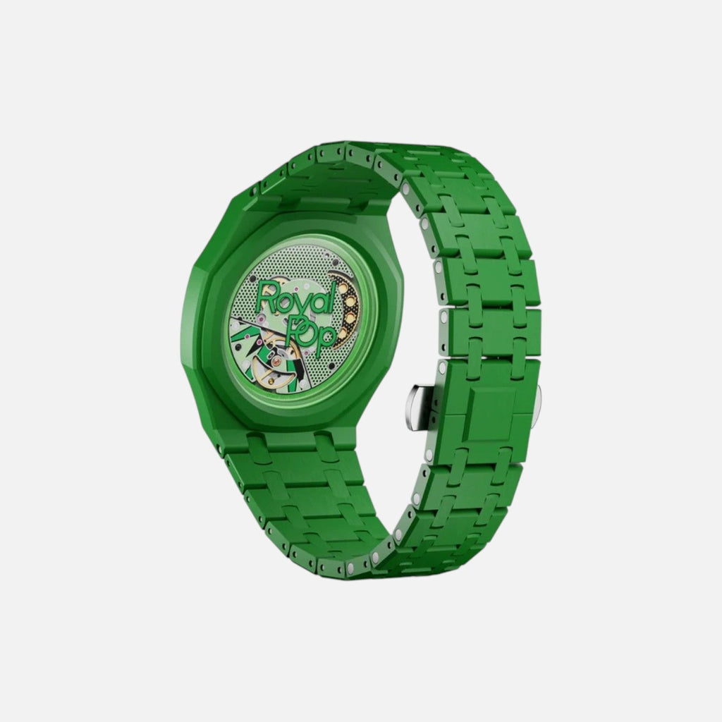 Swatch X Audemars Piguet Royal Pop Bioceramic Watch Strap Green Eight