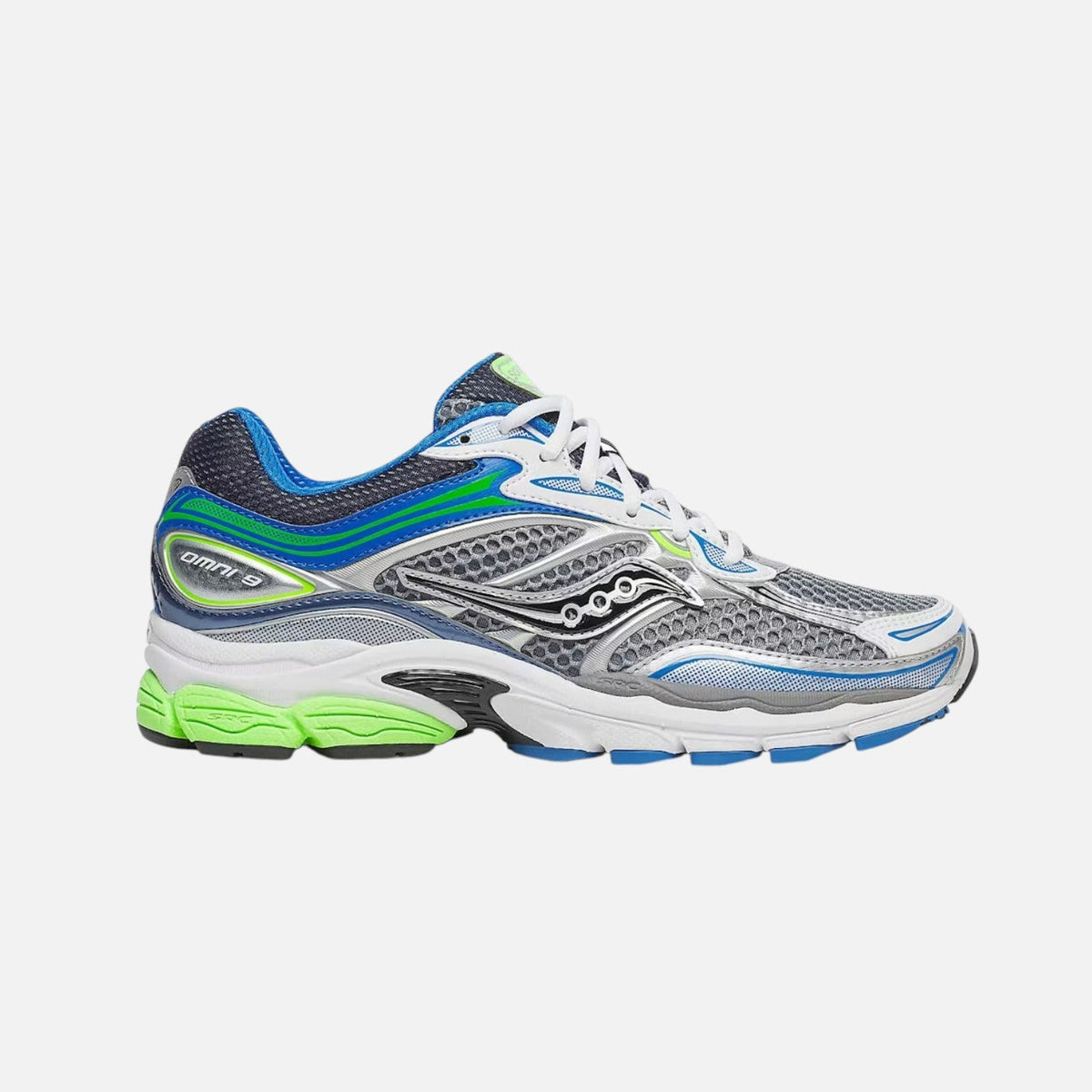 Saucony Progrid Omni 9 Grey Slime Blue