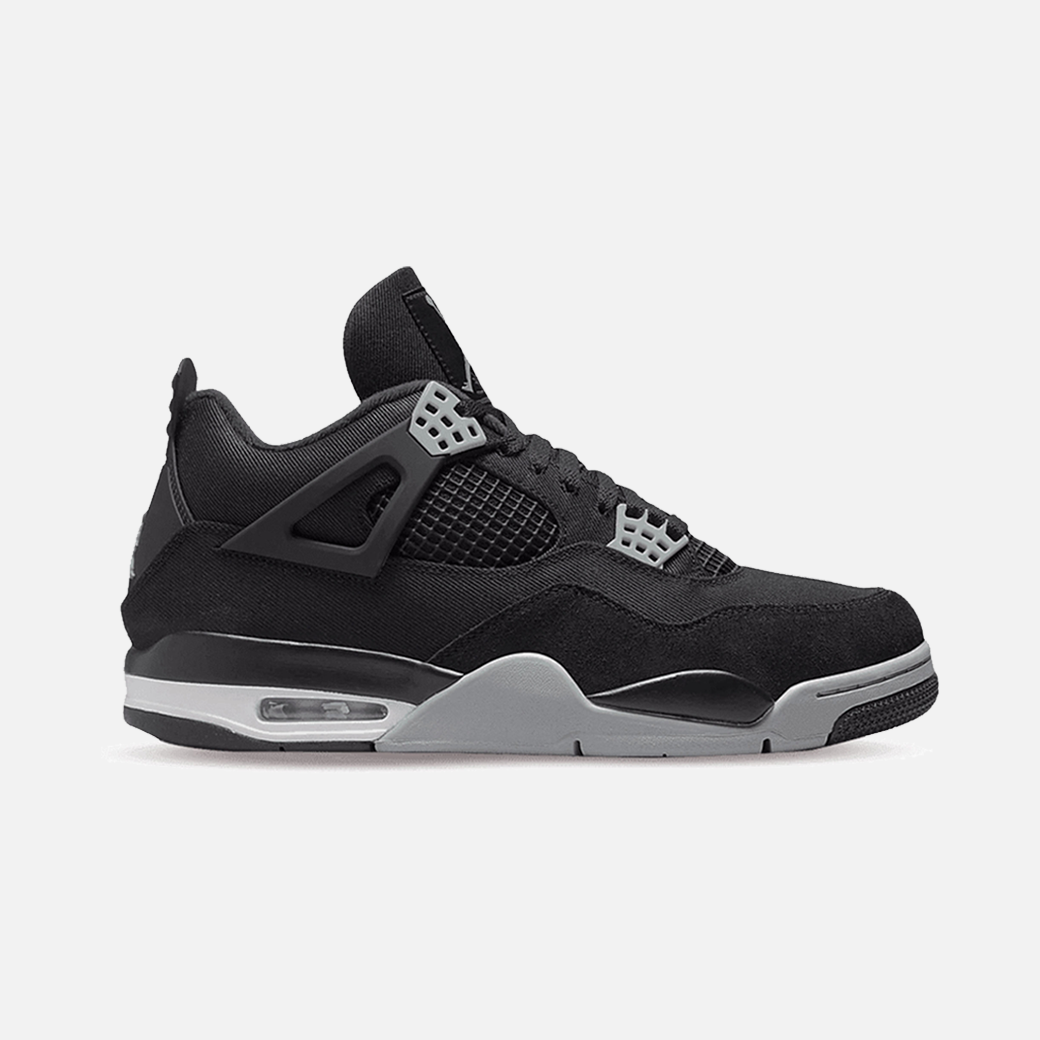 Nike Air Jordan 4 Black Canvas