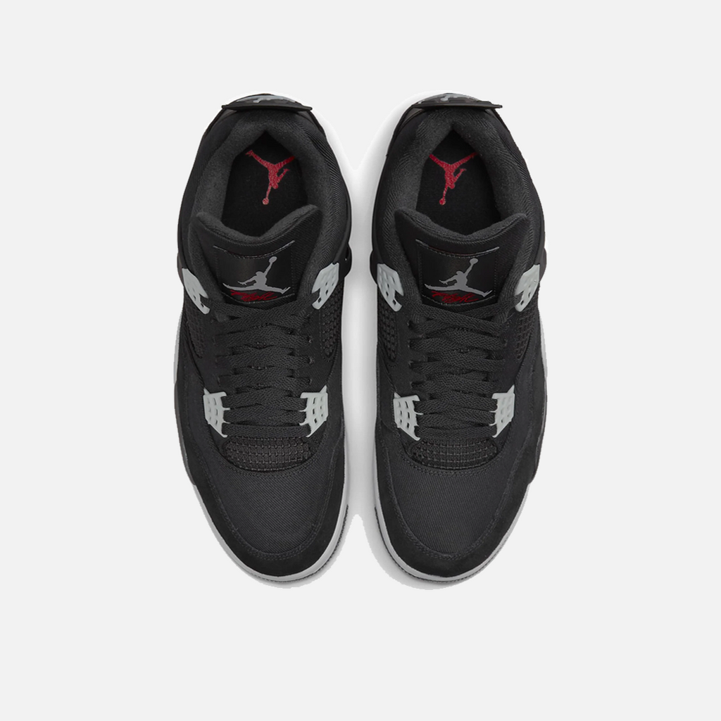 Nike Air Jordan 4 Black Canvas