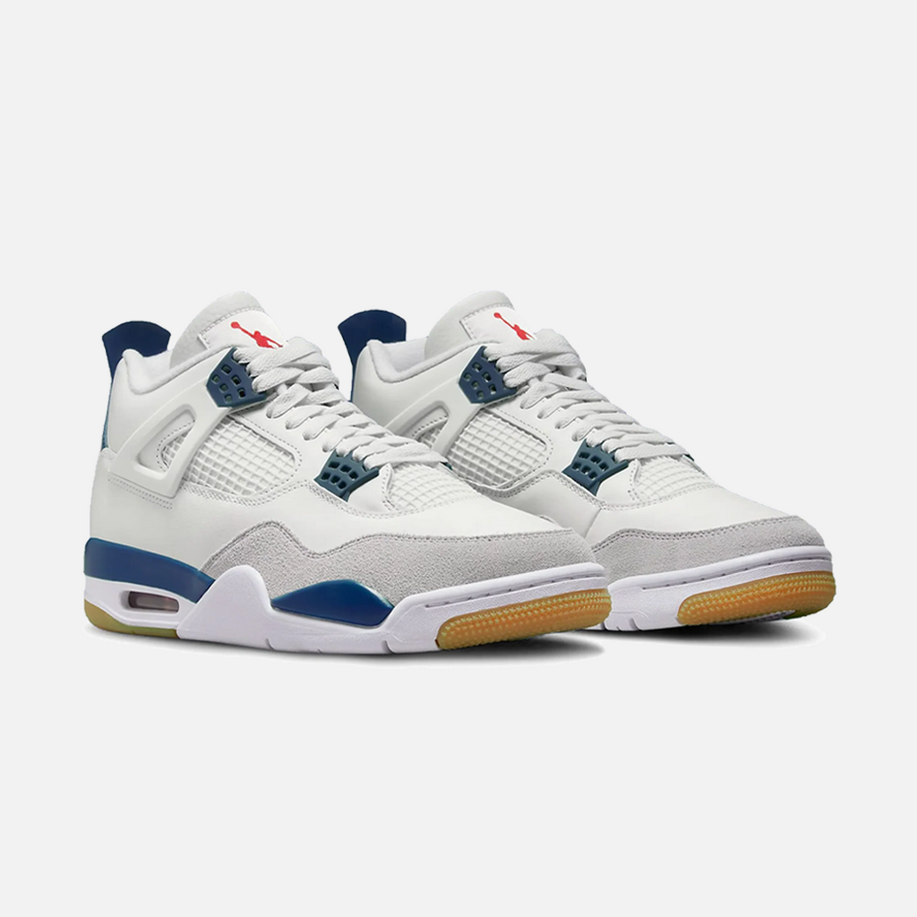 Nike Air Jordan 4 SB White Navy