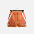 Kith Washed Nylon Turbo Short - Clementine (SS26)