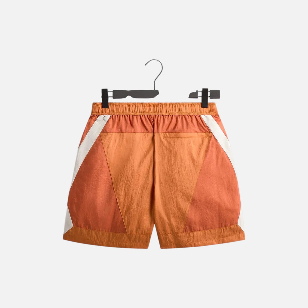 Kith Washed Nylon Turbo Short - Clementine (SS26)