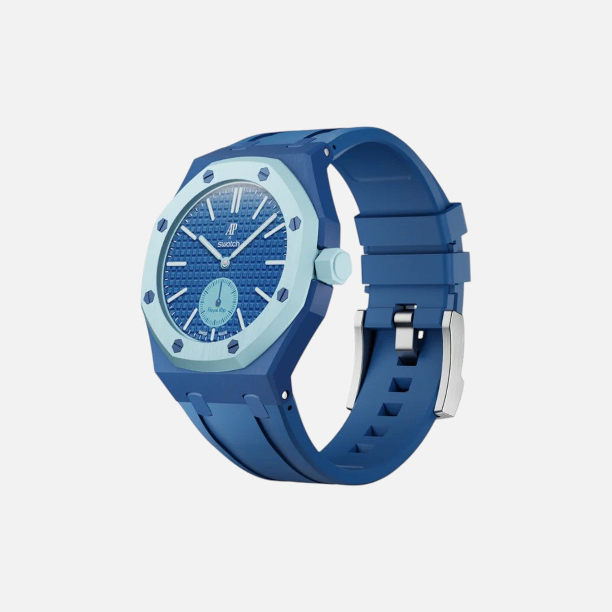 Lan Ba Swatch x AP Royal Pop Rubber Case-Strap