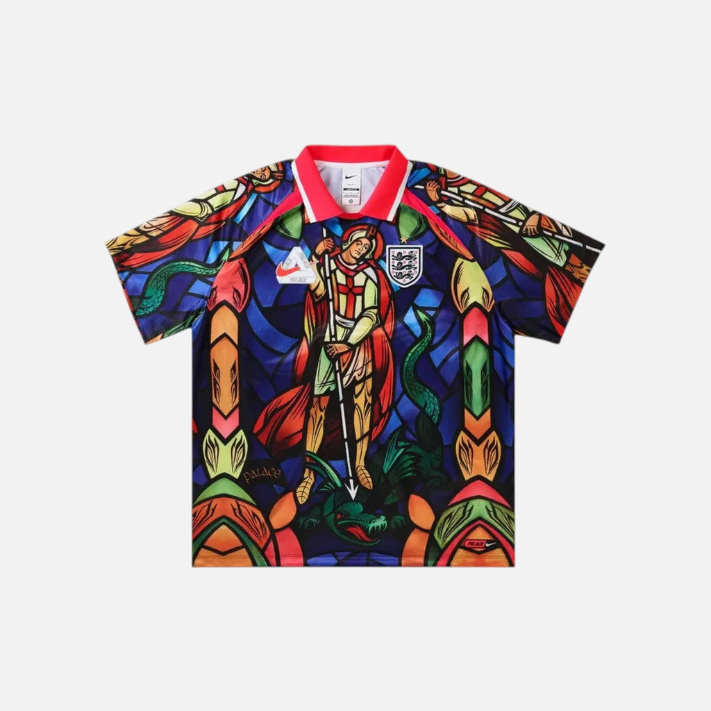 Palace x Nike England Dri-Fit Football Jersey 'Bright Crimson'