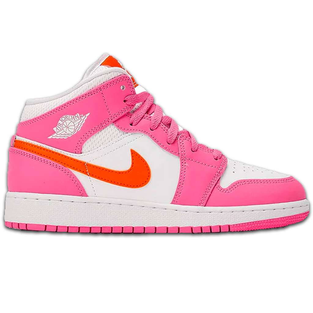 Nike Air Jordan 1 Mid Pinksicle Orange GS