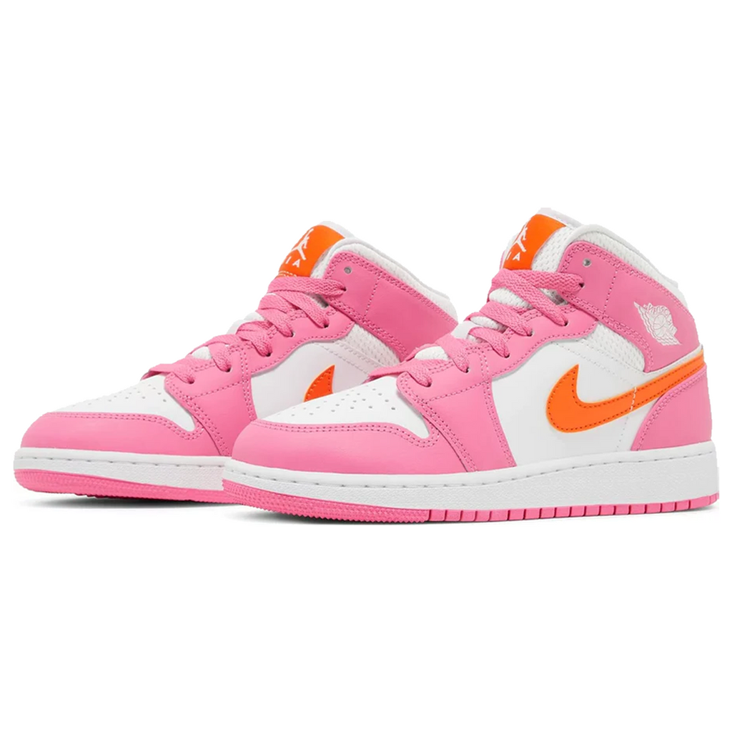 Nike Air Jordan 1 Mid Pinksicle Orange GS