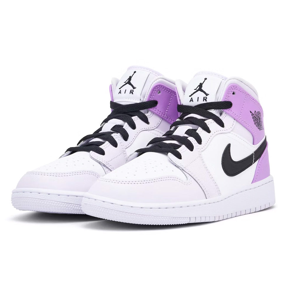 Nike Air Jordan 1 Mid Pink Lavender GS