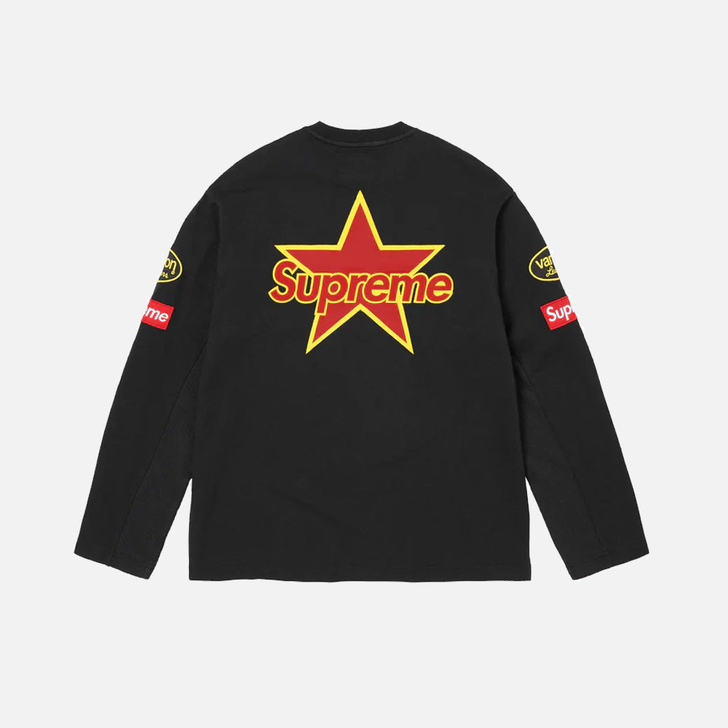 Supreme Vanson Leathers L/S Top Black