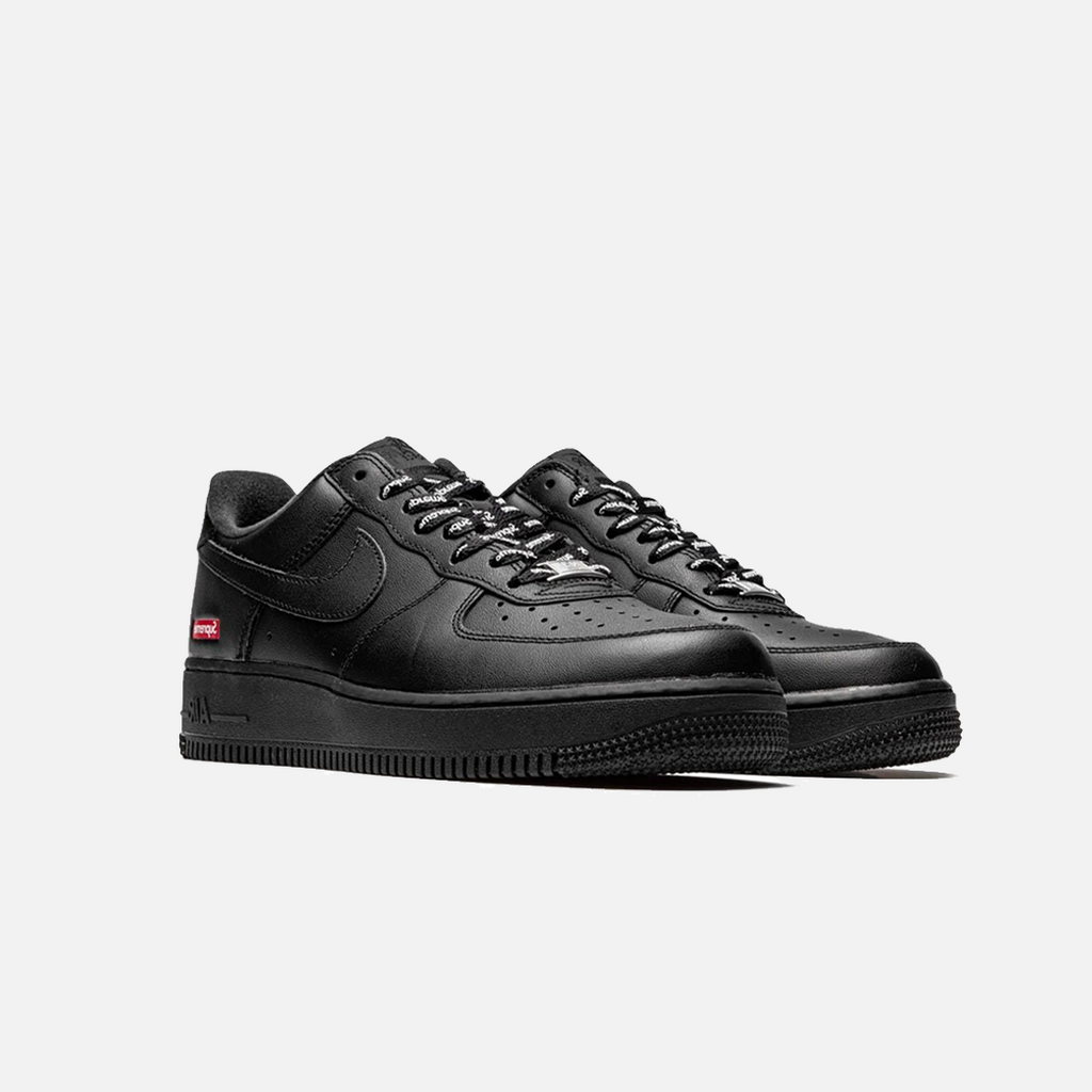 Nike x Supreme Air Force 1 Low Black Box Logo