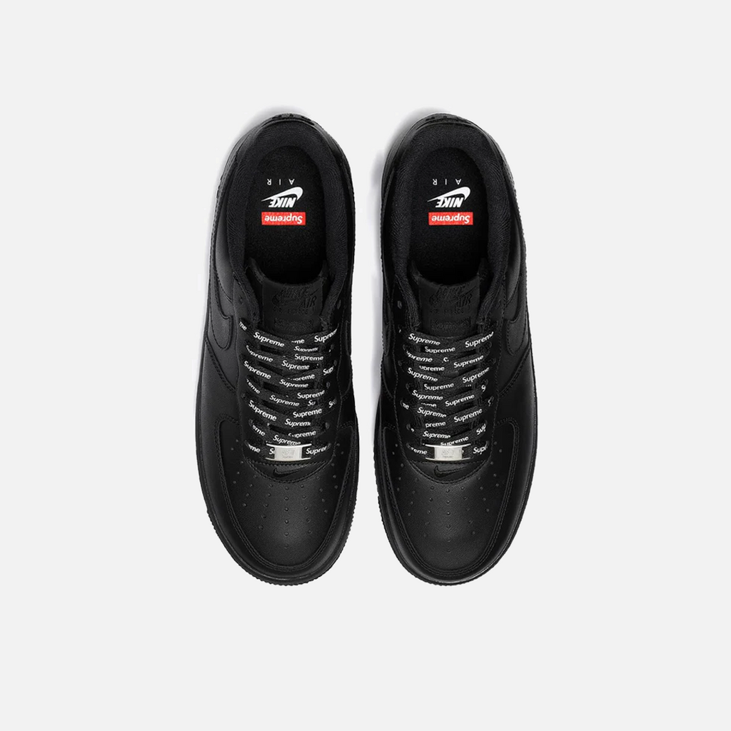 Nike x Supreme Air Force 1 Low Black Box Logo