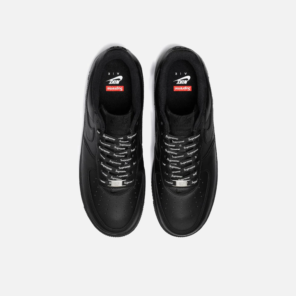Nike x Supreme Air Force 1 Low Black Box Logo