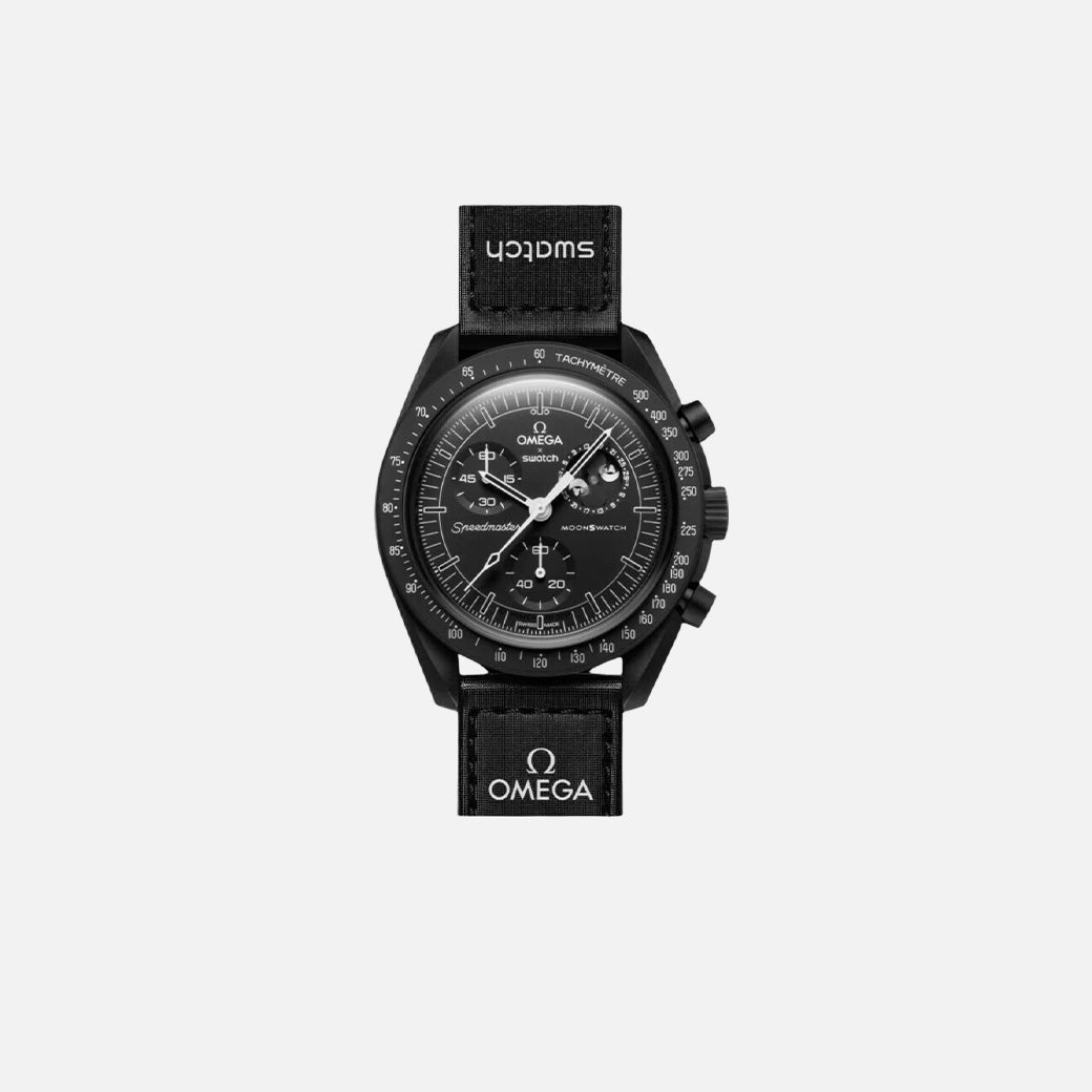 Swatch x Omega Bioceramic Moonswatch Mission to the Moonphase 'Snoopy - New Moon' (SO33B700) (SAME DAY DISPATCH)