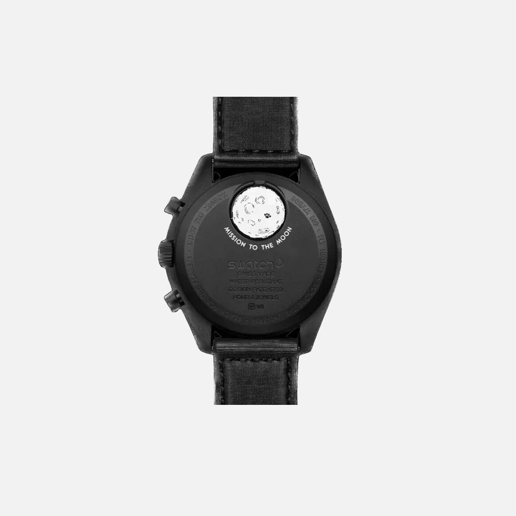 Swatch x Omega Bioceramic Moonswatch Mission to the Moonphase 'Snoopy - New Moon' (SO33B700) (SAME DAY DISPATCH)
