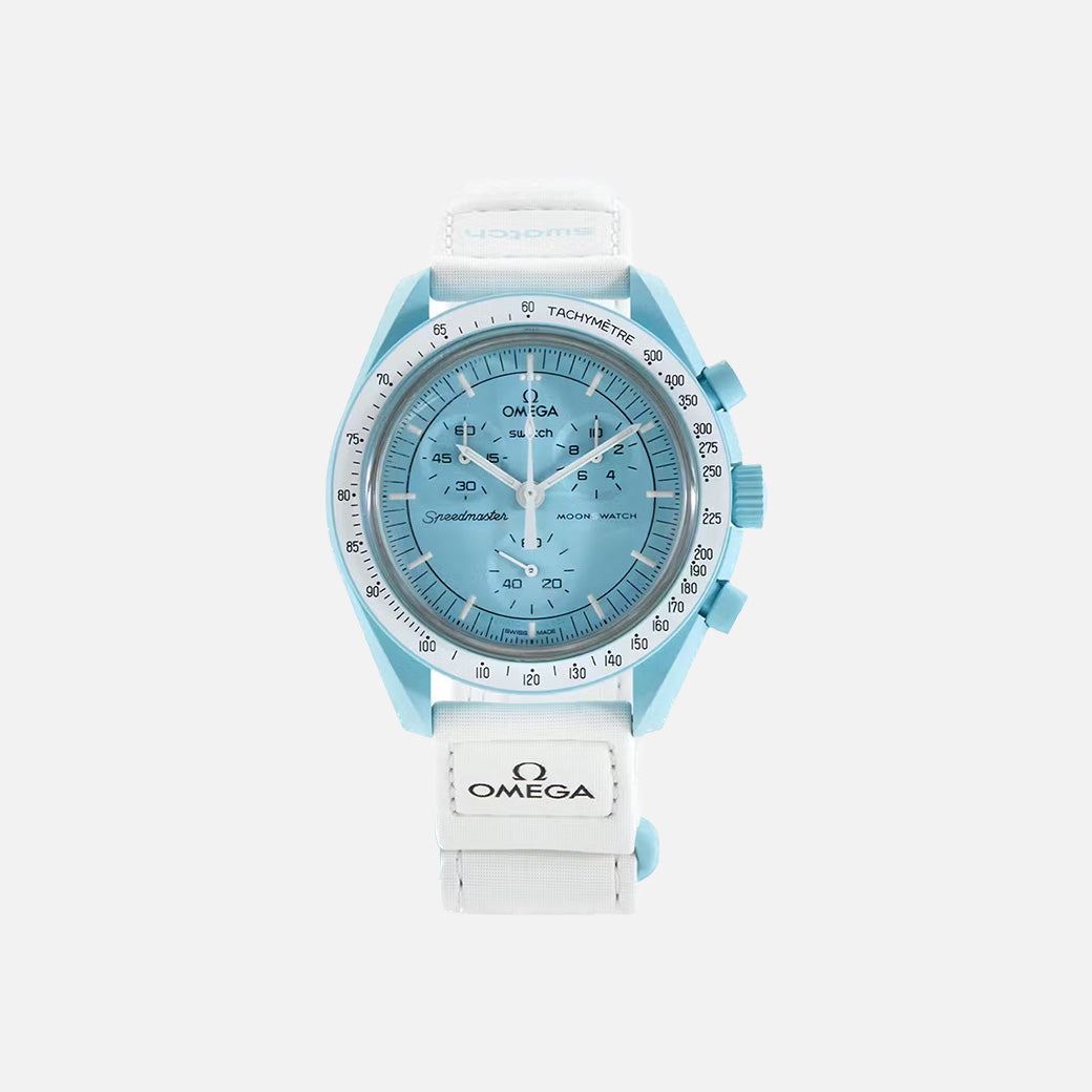 SWATCH X OMEGA BIOCERAMIC MOONSWATCH 'MISSION TO URANUS' (SO33L100) (SAME-DAY DISPATCH)