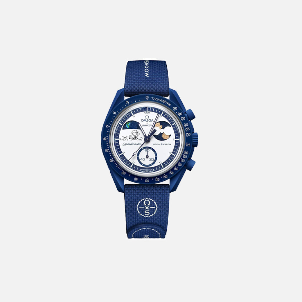 Swatch x Omega Bioceramic Moonswatch Mission to Earthphase – Moonshine Gold (SO33N704L) - 'Beaver Moon' (SAME-DAY DISPATCH)