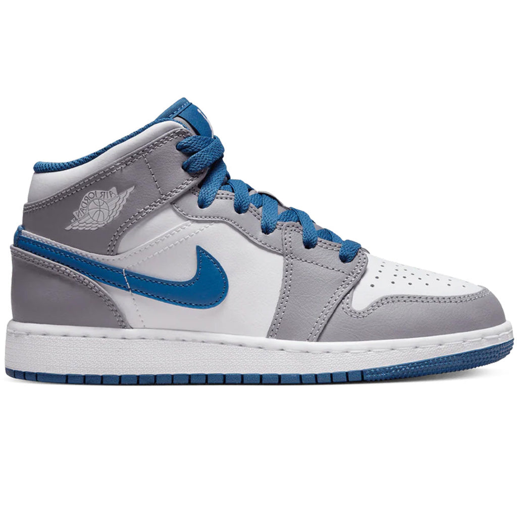 Nike Air Jordan 1 Mid Cement True Blue