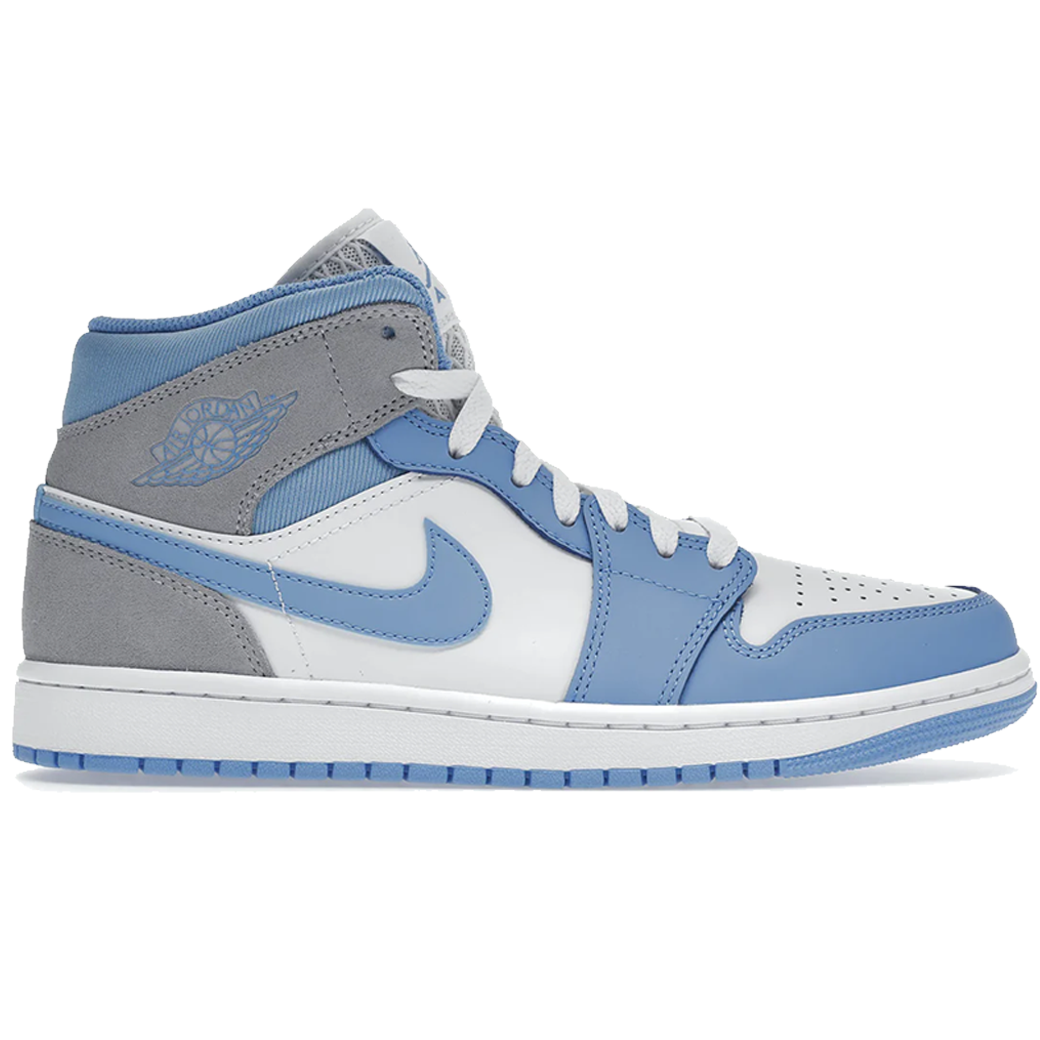 Nike Air Jordan 1 Mid University Blue Grey