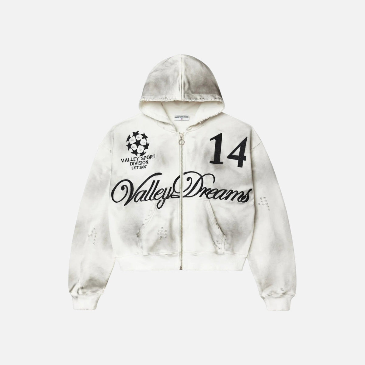 Vale Forever Oreo 14 Zip Up Hoodie 'Dest Smoke'