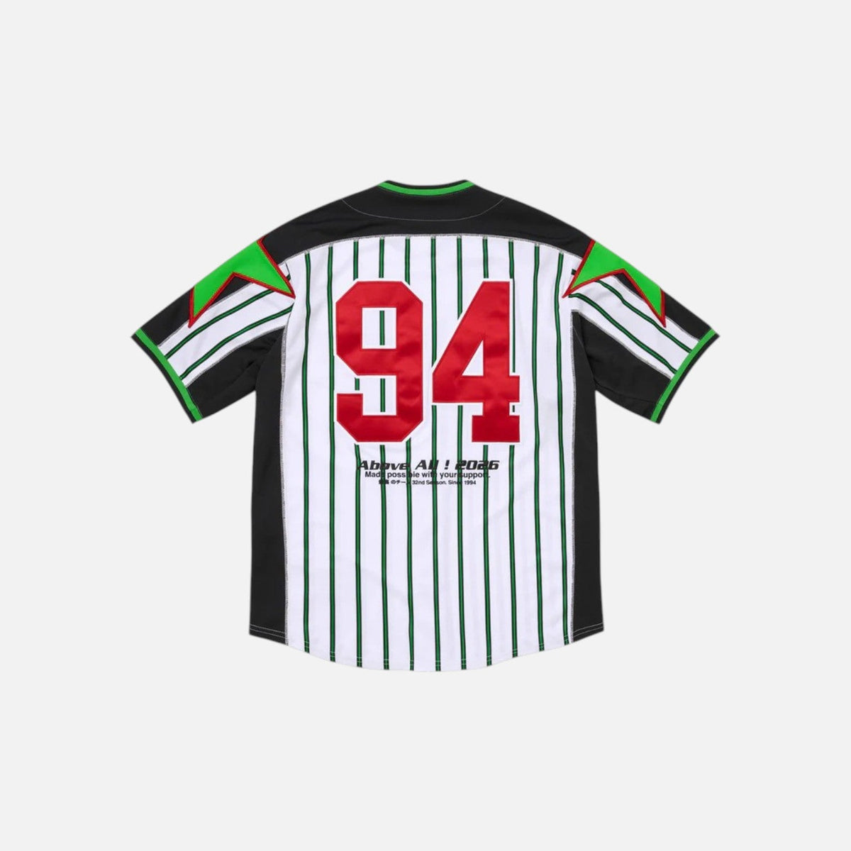 Supreme Stars Baseball Jersey Stripe